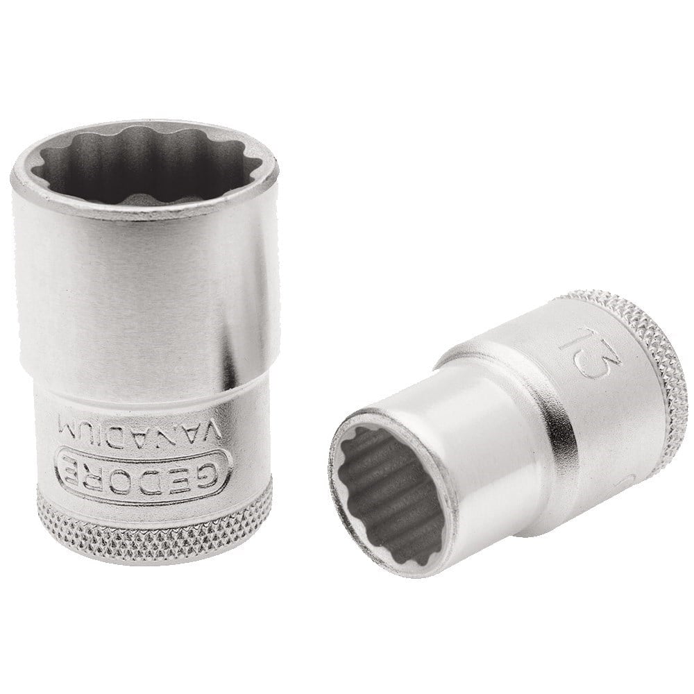 Soquete Gedore Encaixe Estriado 1/2 D19 21mm 15112