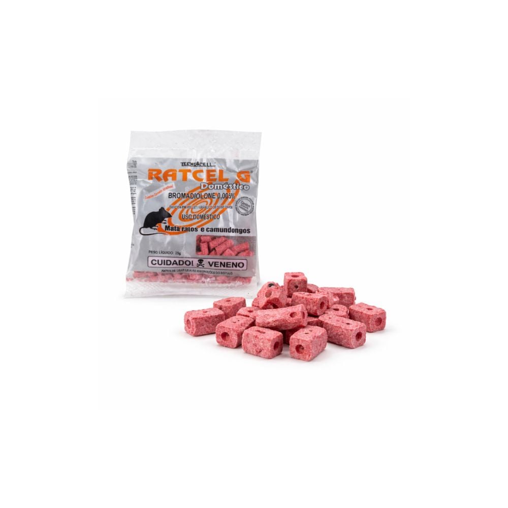 Mata Rato Ratcel Interna 20 Pacote de 25g Blister | 100501 - imagem 1
