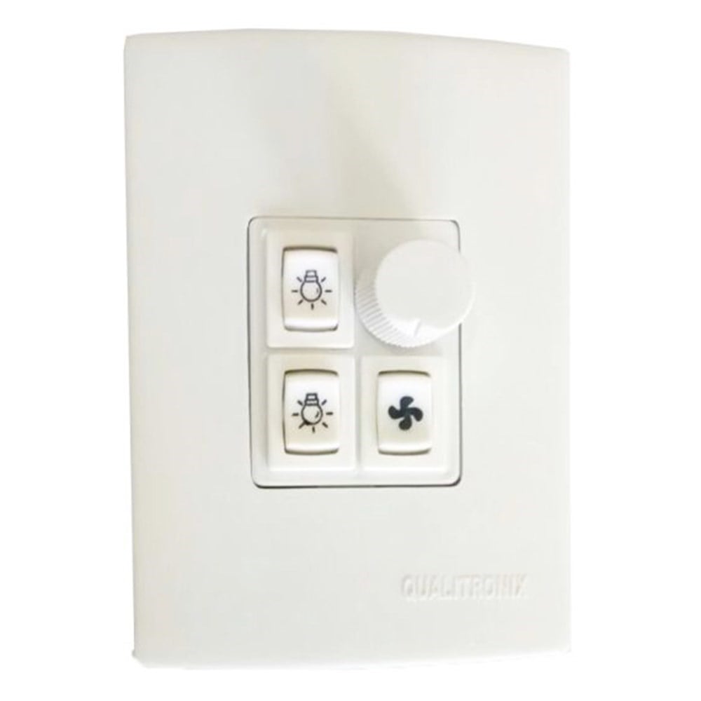 Controle para Ventilador e 2 Lâmpadas Qualitronix | QV372