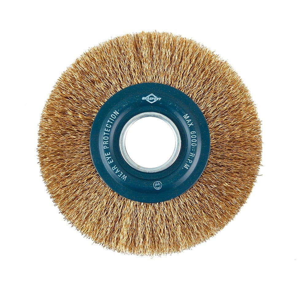Escova Aço Brasfort Circular Latonada 6x5/8 7246