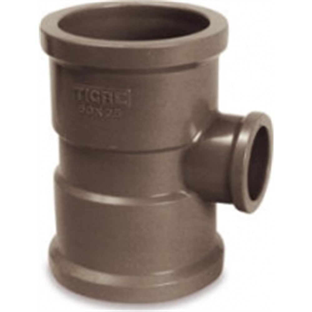 Tee Marrom Tigre Liso Liso Liso Redução 60mmx25mm 22217011