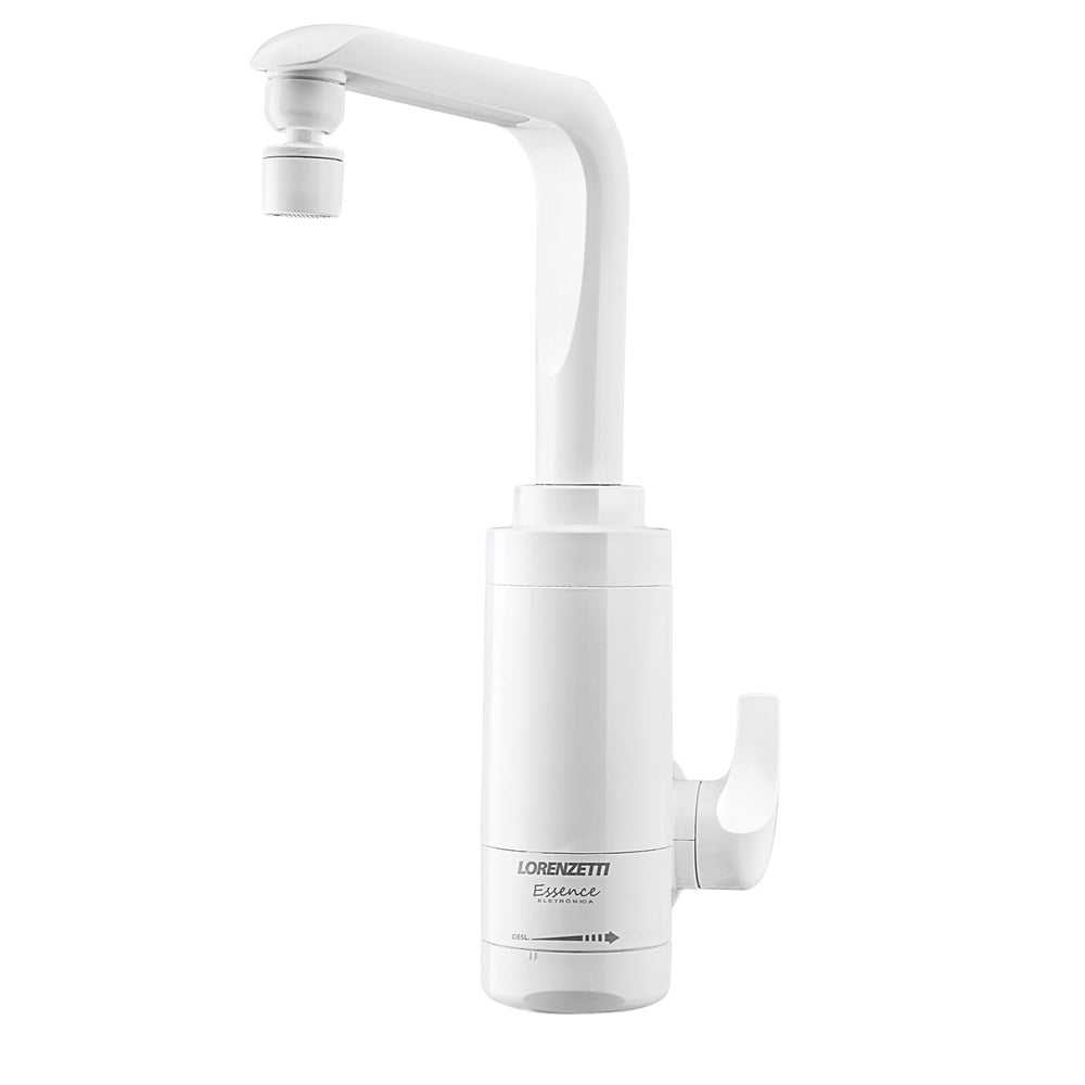 Torneira Elétrica Lorenzetti Essence Parede 127V 4600W Branca 7551026