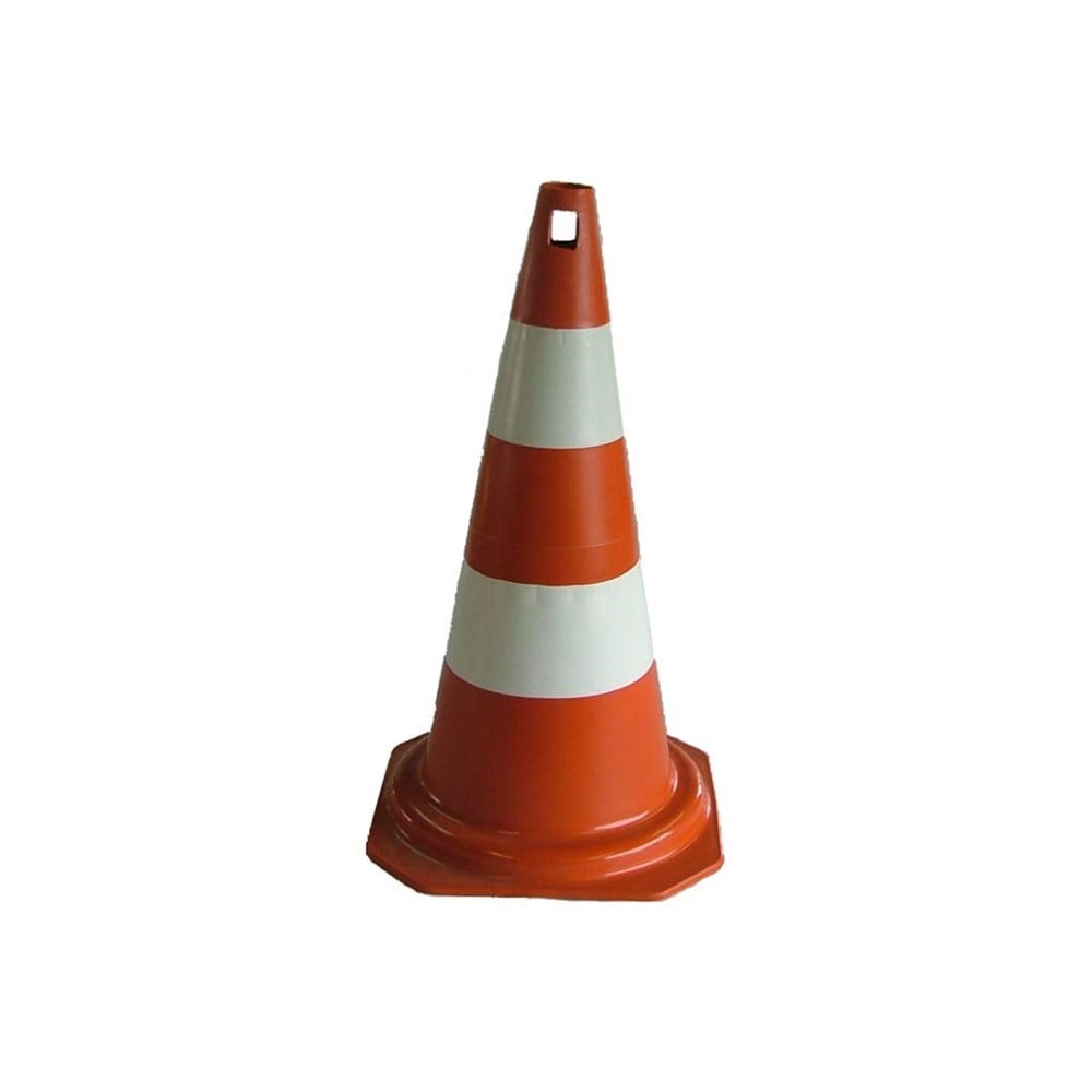 Cone Rígido Prosafety Plástico Laranja/Branco 70cm WPS1916