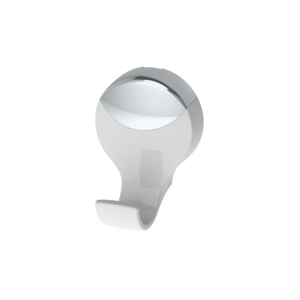 Cabide com Gancho Simples Herc Branco Cromado | 4051 - imagem 1